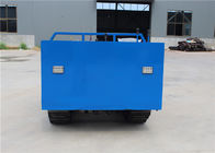 Απλό μπλε χρώμα λειτουργίας μίνι λαστιχένιο φορτηγό εκφορτωτών μεταφορέων διαδρομής 2 τόνου